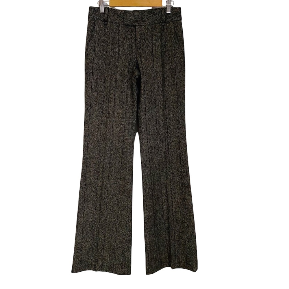 Zara Black and Gray Boot Cut Pants